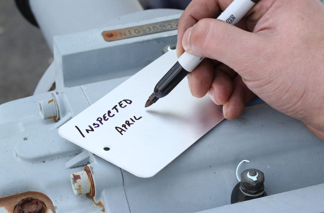 Tag-Write-on 3"x5" Rec Aluminum 100pk