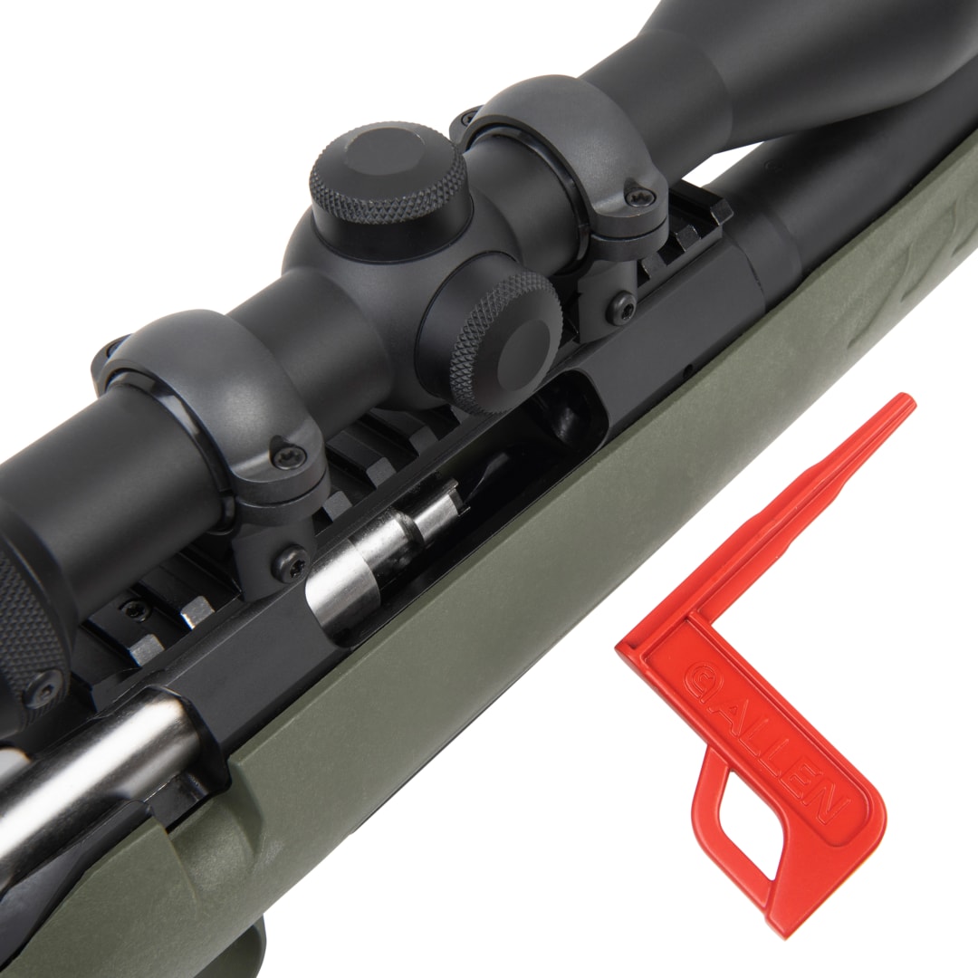 Allen Company Chamber Safety Flag, Fits Rifles, 2-Per Pack, Red