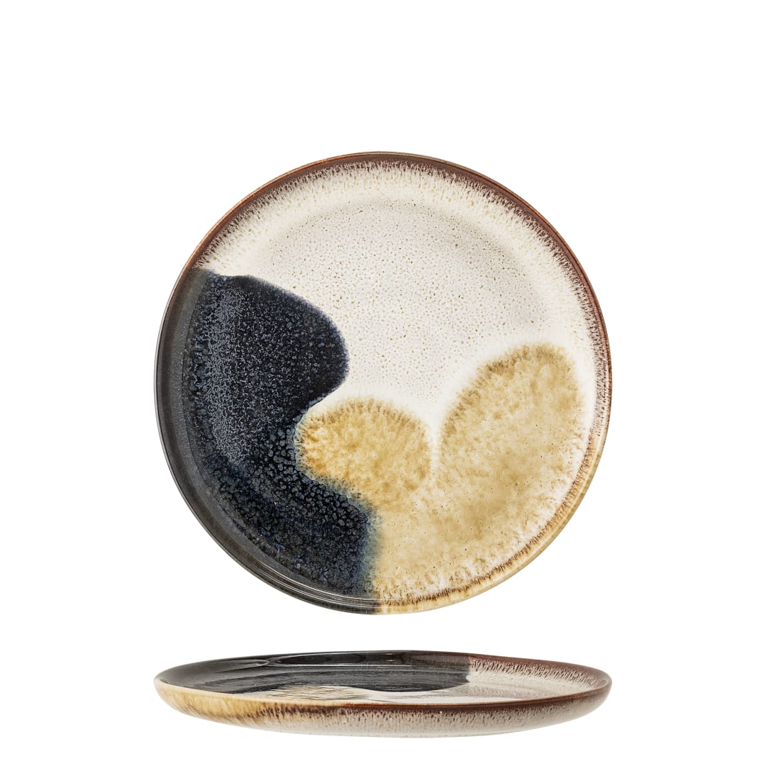 82046907 - Jules Plate, Blue, Stoneware STOCK: 300
