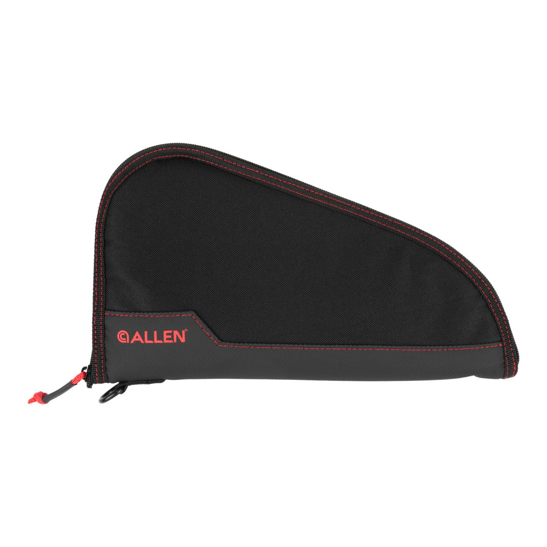 Allen Company Essential 11-Inch Handgun Case, Black/Red