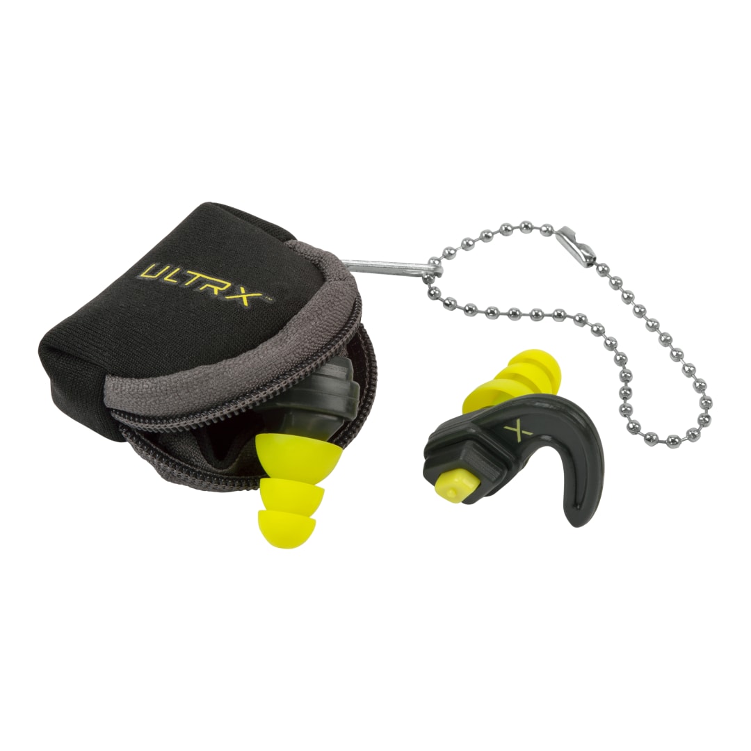 ULTRX™ Shift Adjustable Protection Ear Plugs, Gray/Yellow