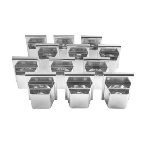 Wall Terminal/Vinyl Siding Sheild - 5/8" - Bulk Pack of 12 (Square terminal only)