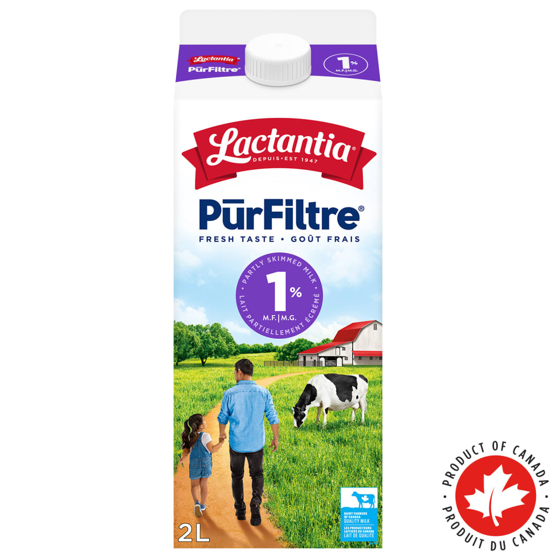 Lactantia PurFiltre Partially Skimmed Milk, 1%