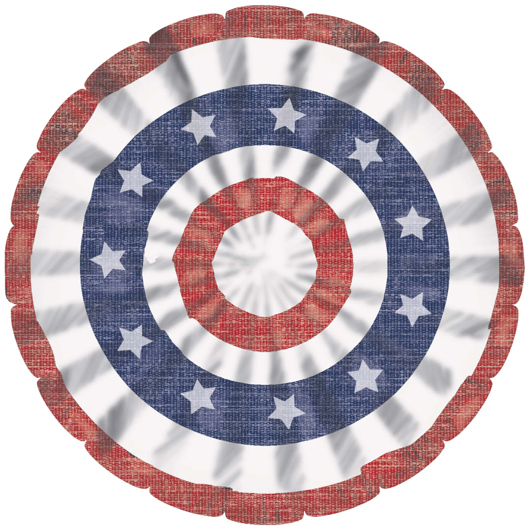 Classic Americana Rosette-Shaped Paper Placemats, 8ct