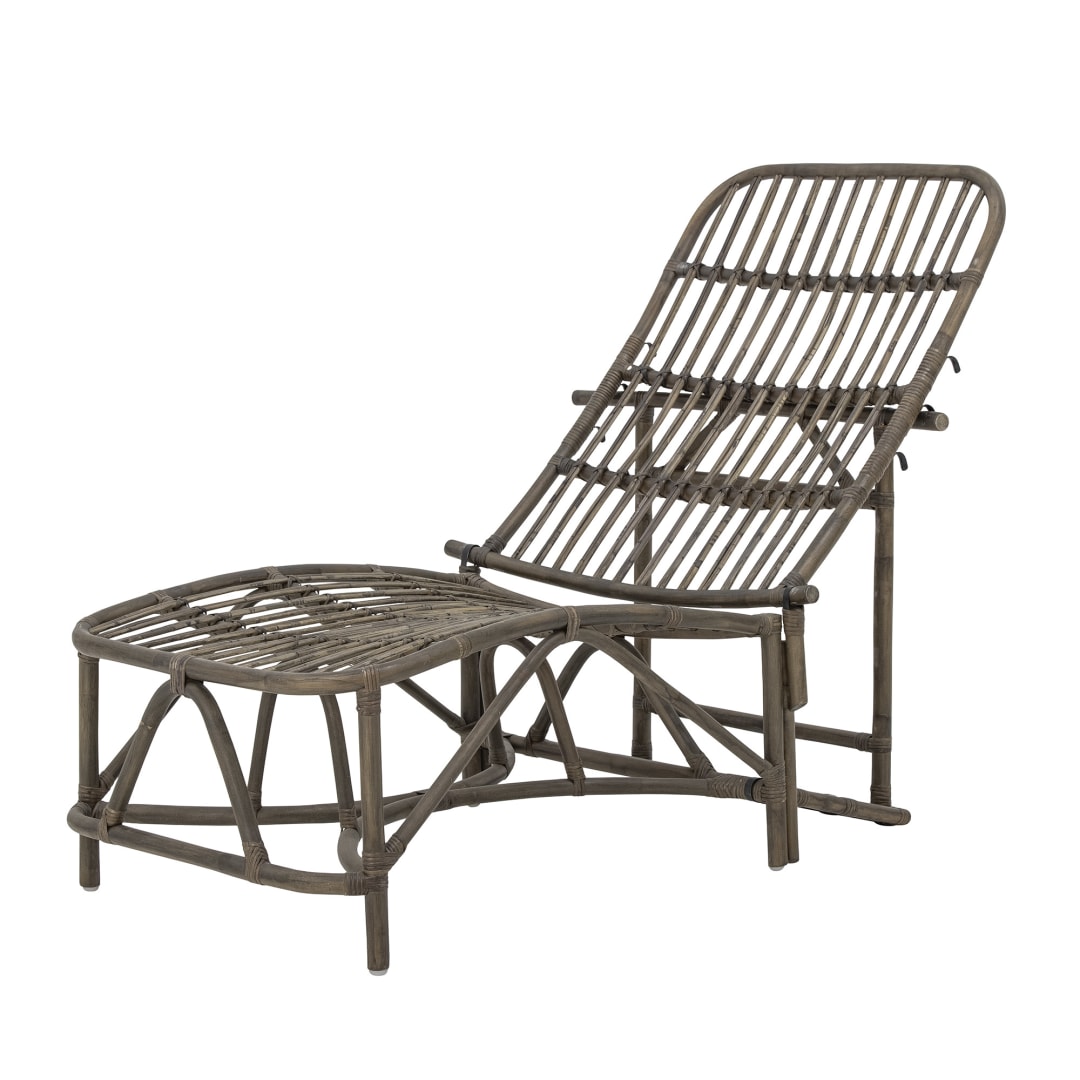 82056579 - Dione Deck Chair, Brown, Rattan STOCK: 50