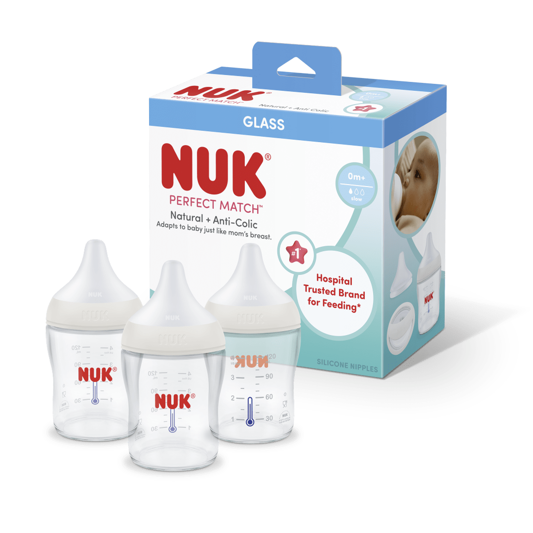 NUK BTL 14316 PM 4Z 3PK GLASS 1/12 EF.C