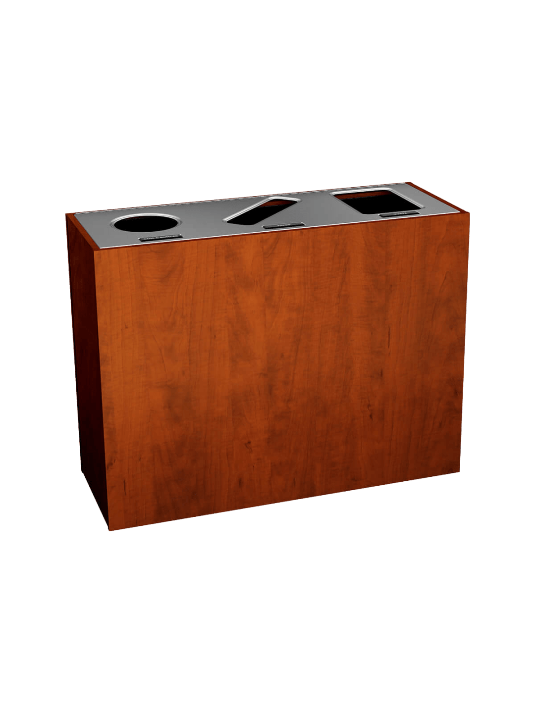  ARISTATA - Triple - Premium - Cans &amp; Bottles-Paper-Waste - Circle-Slot-Full - Midsummer Flame