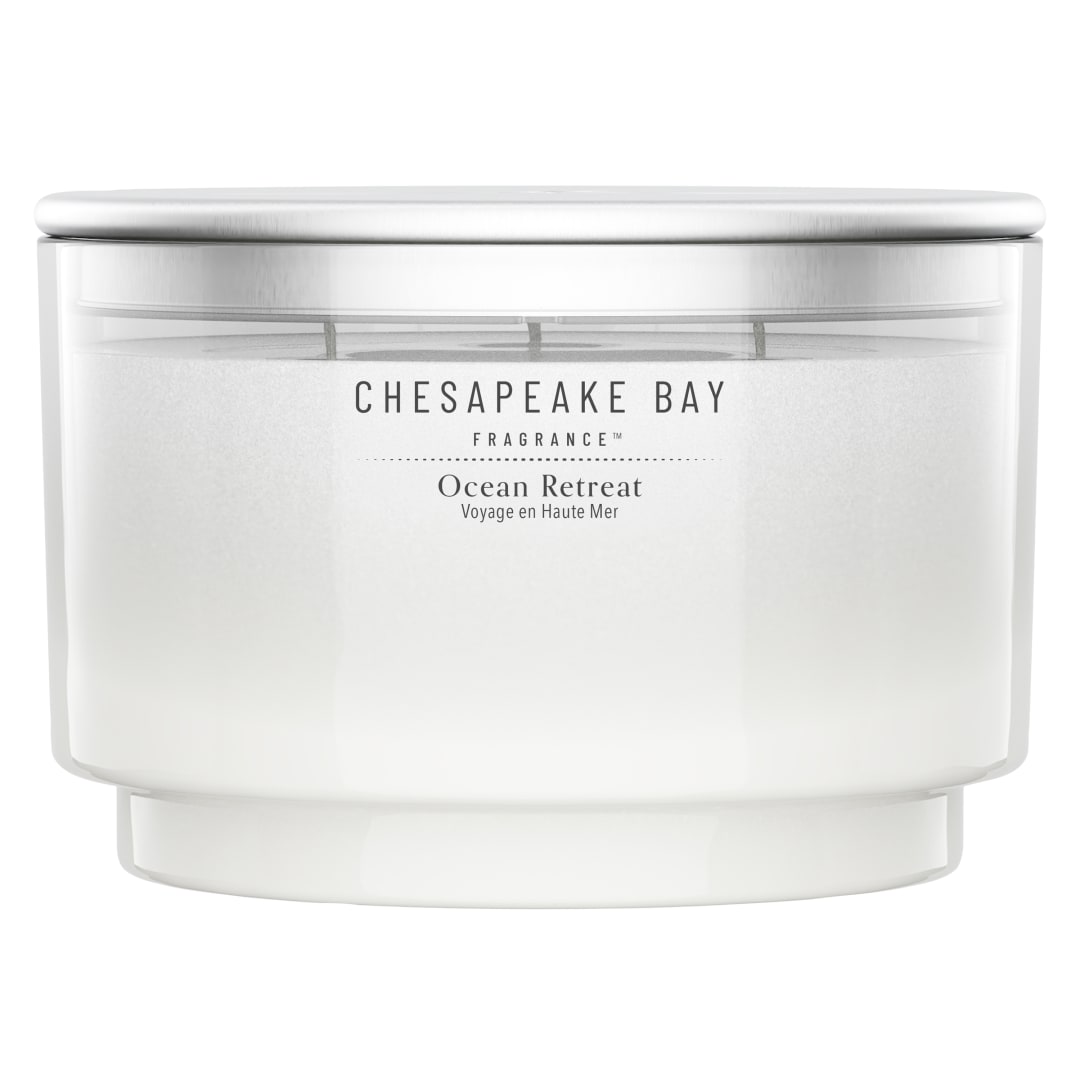 Chesapeake Bay Vela perfumada | Vela de 3 mechas | Ocean Retreat | Regalos perfectos para mujeres