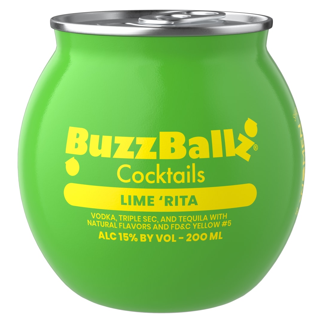 BuzzBallz Tequila Margarita Cocktails 200ml 30 Proof
