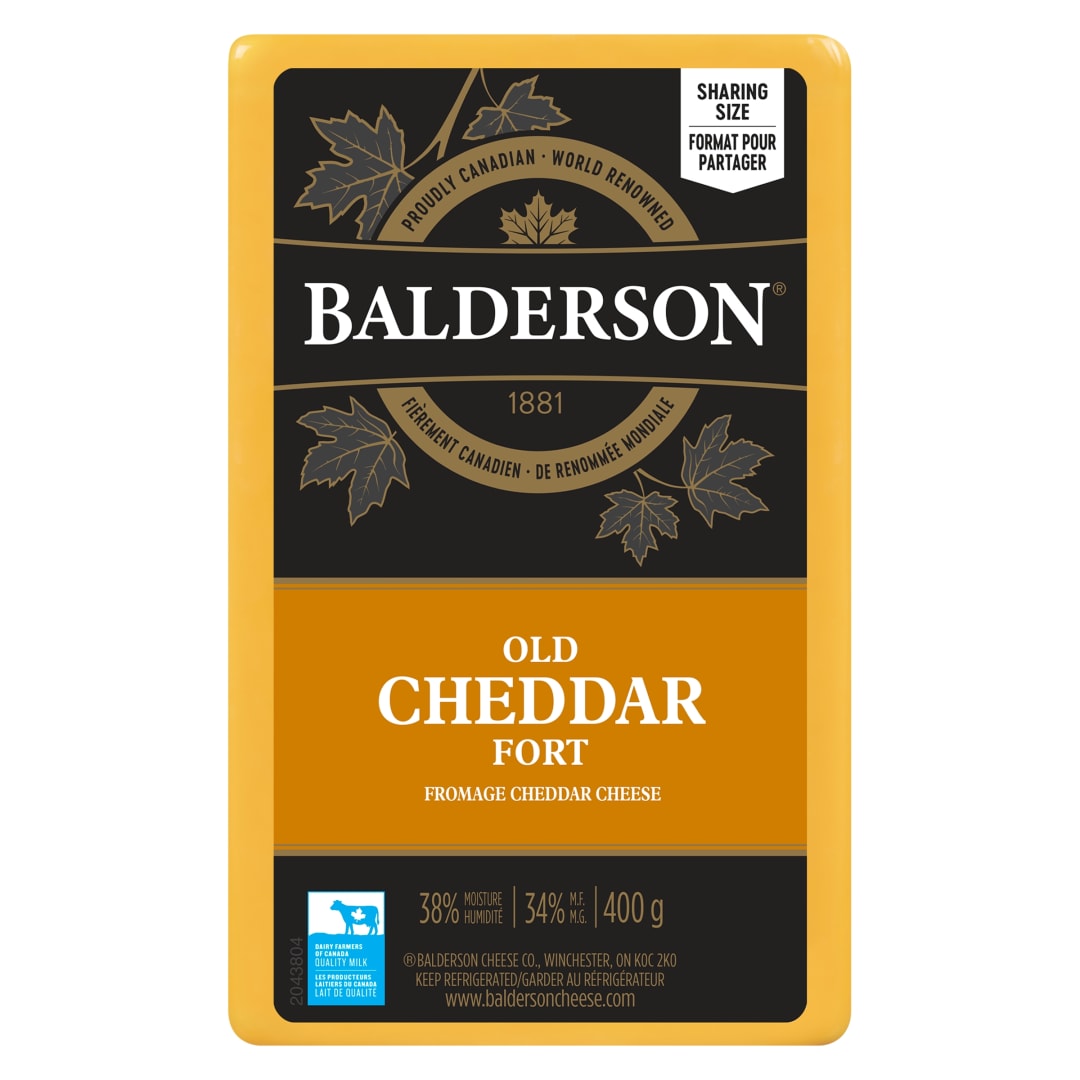 Balderson Cheddar Cheese Coloured Old, 400g