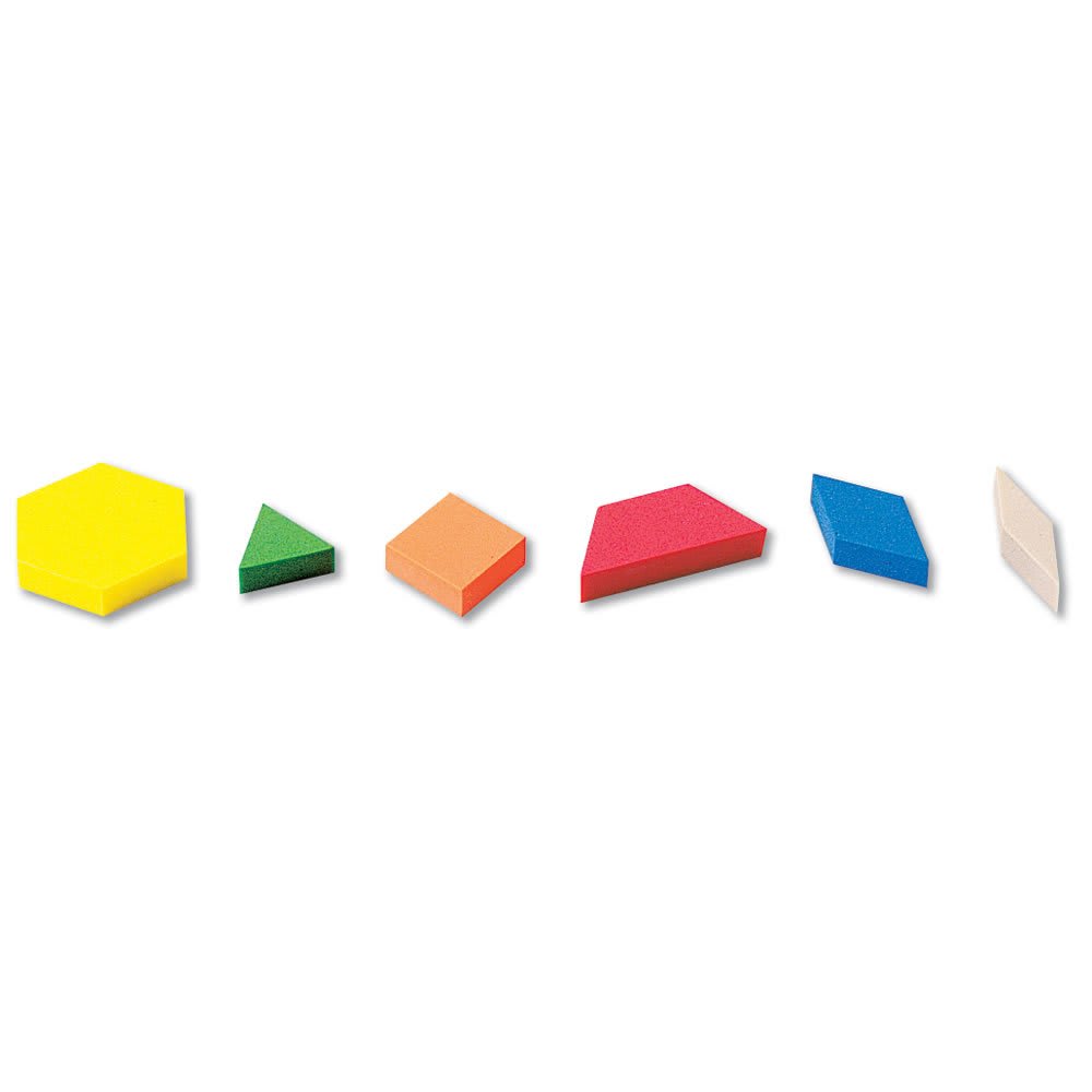 PATTERN BLOCKS, FOAM, 1CM, SET/100