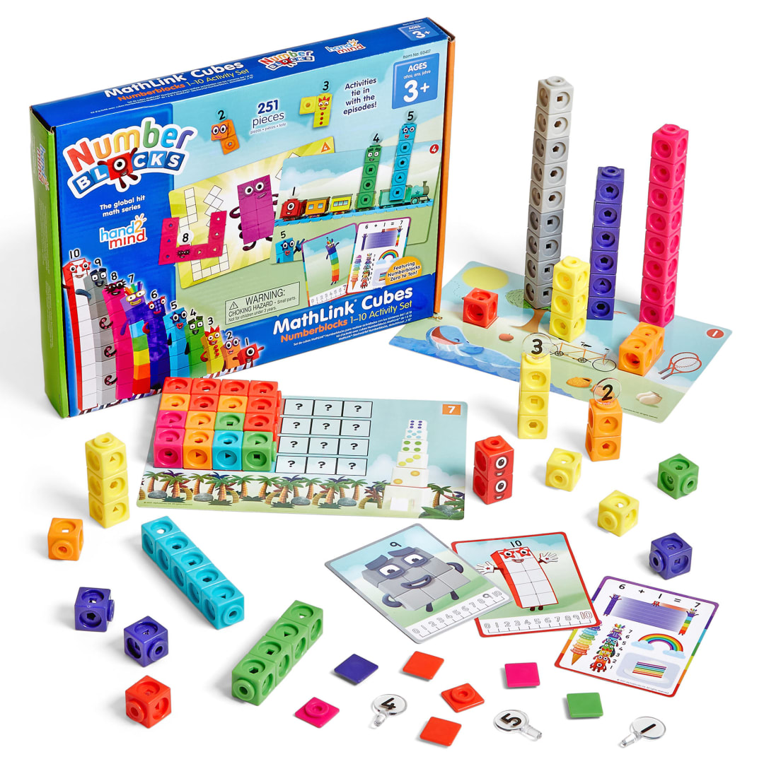MATHLINK® CUBES, NUMBERBLOCKS 1-10 SET