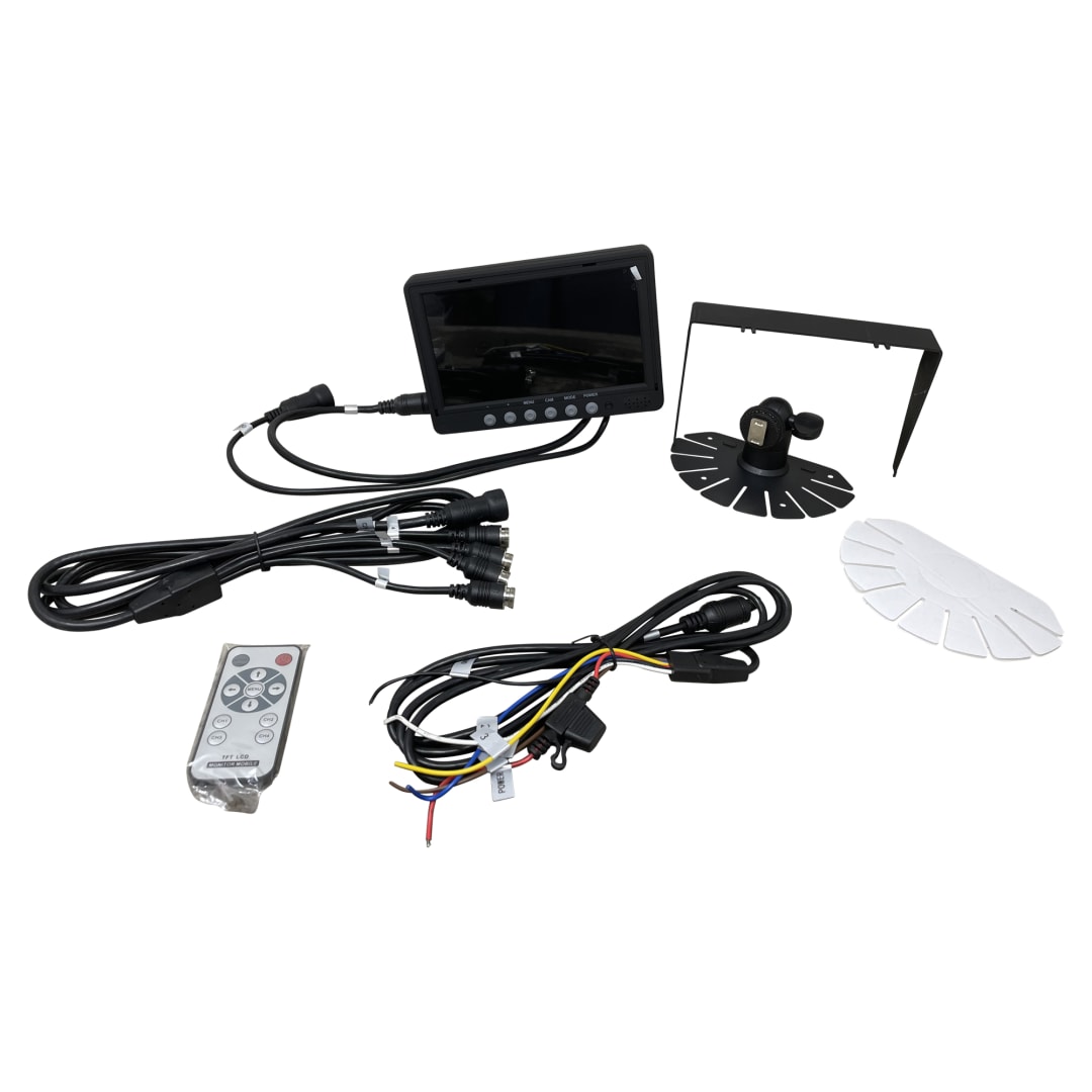 Monitor - 7" with Audio, 4 Inputs