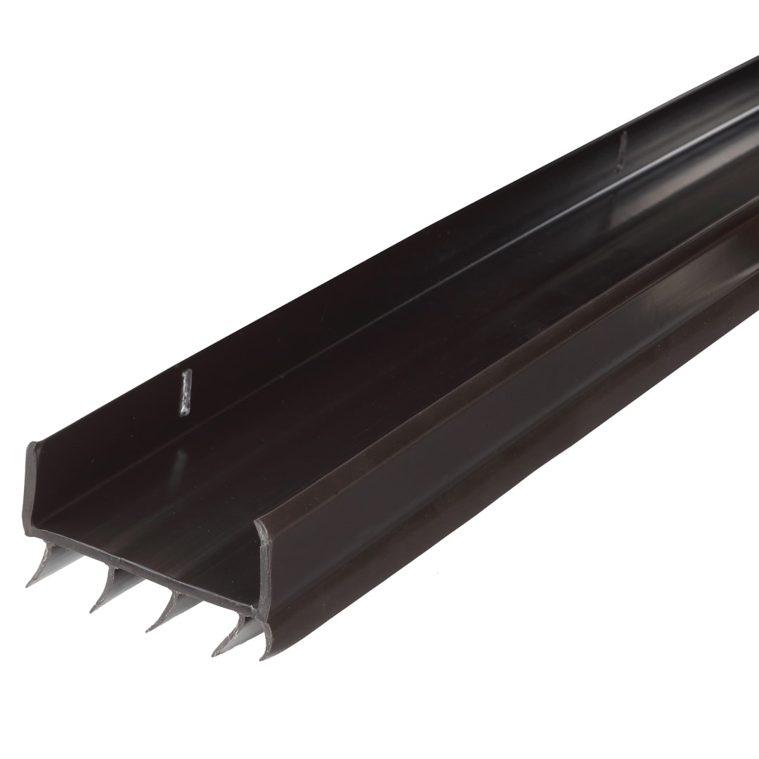 05991 - 36 in. Brown Vinyl U-Shape Screw-on Under Door Seal