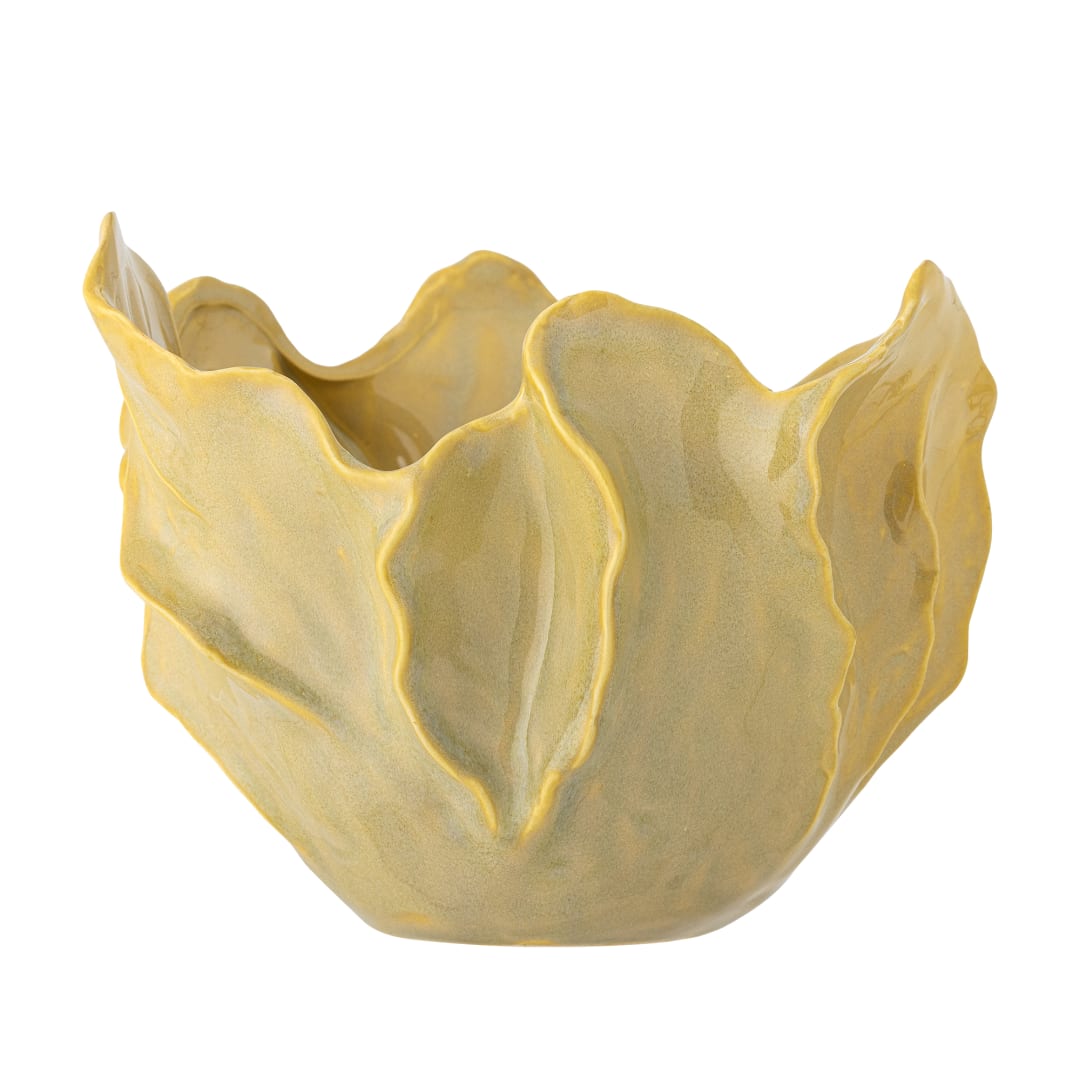82061354 - Bastien Bowl, Yellow, Stoneware STOCK: 156
