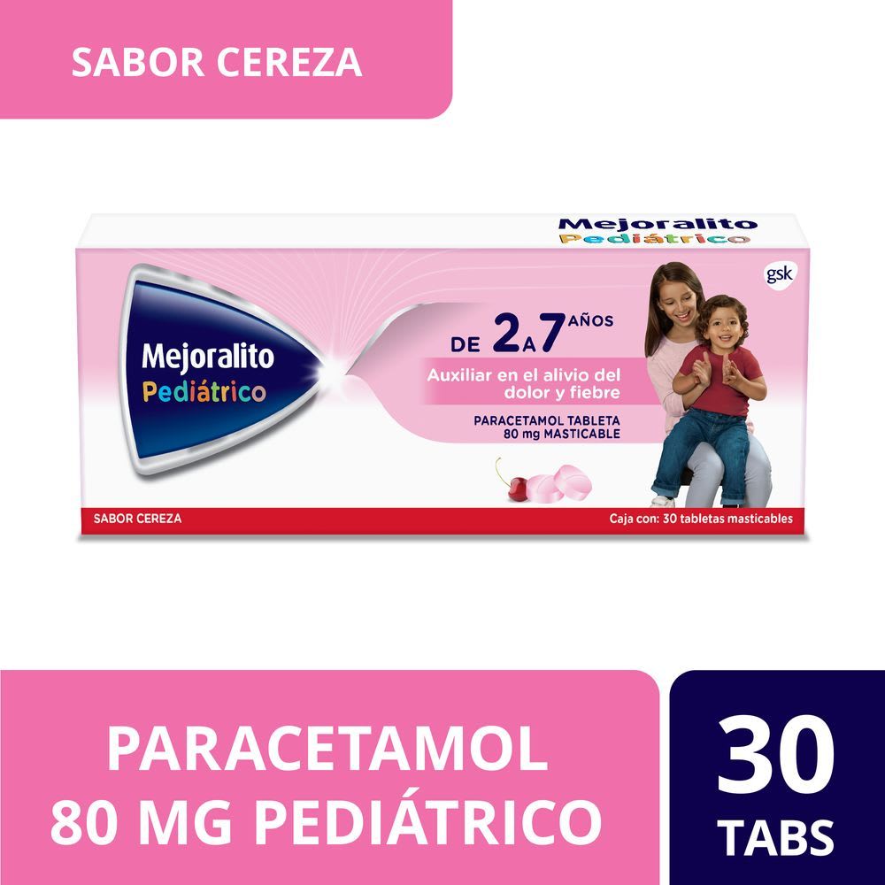 Mejoralito Paracetamol 30 Tabletas