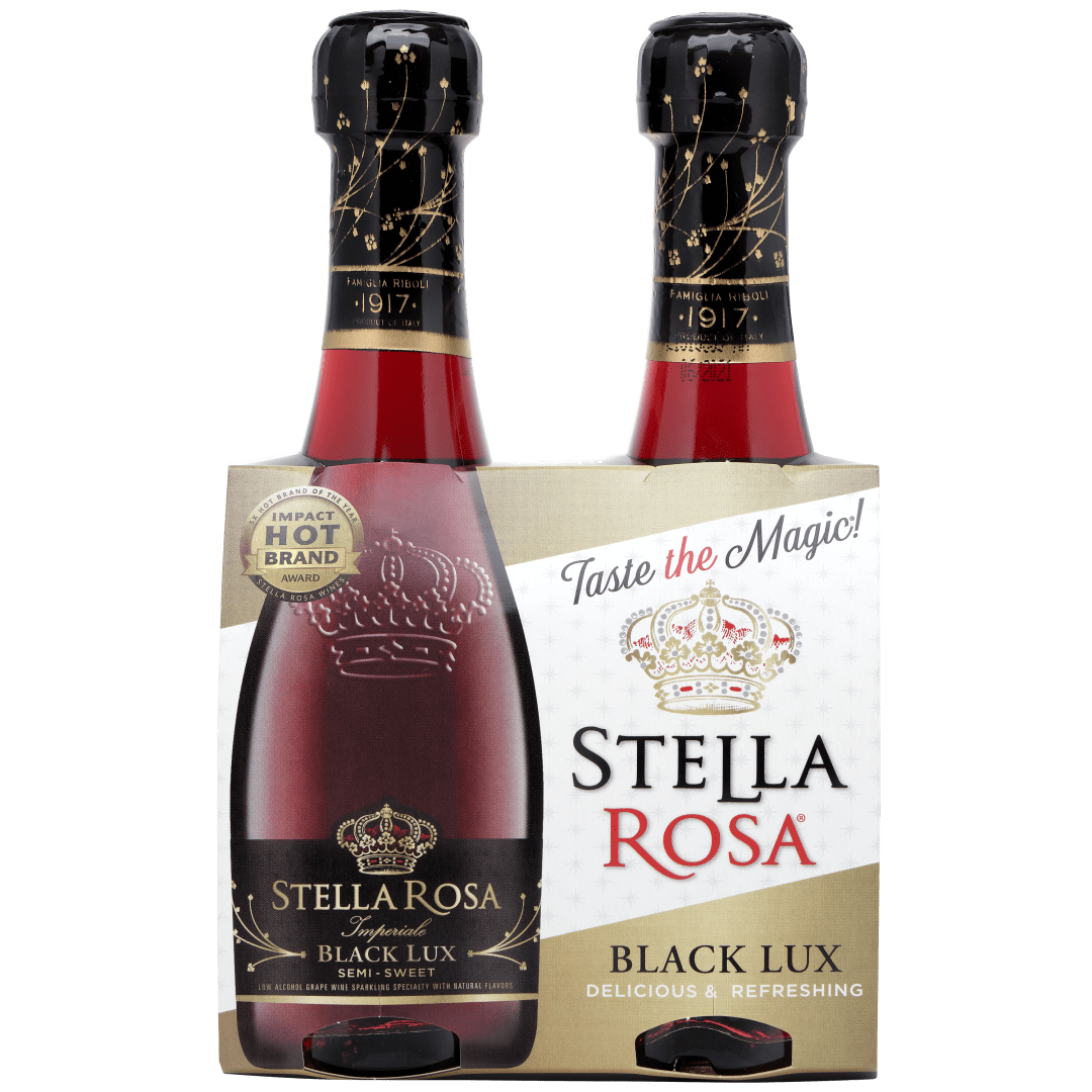 Stella Rosa Imperiale Black Lux Sparkling Red Wine 2Pk/187 ml