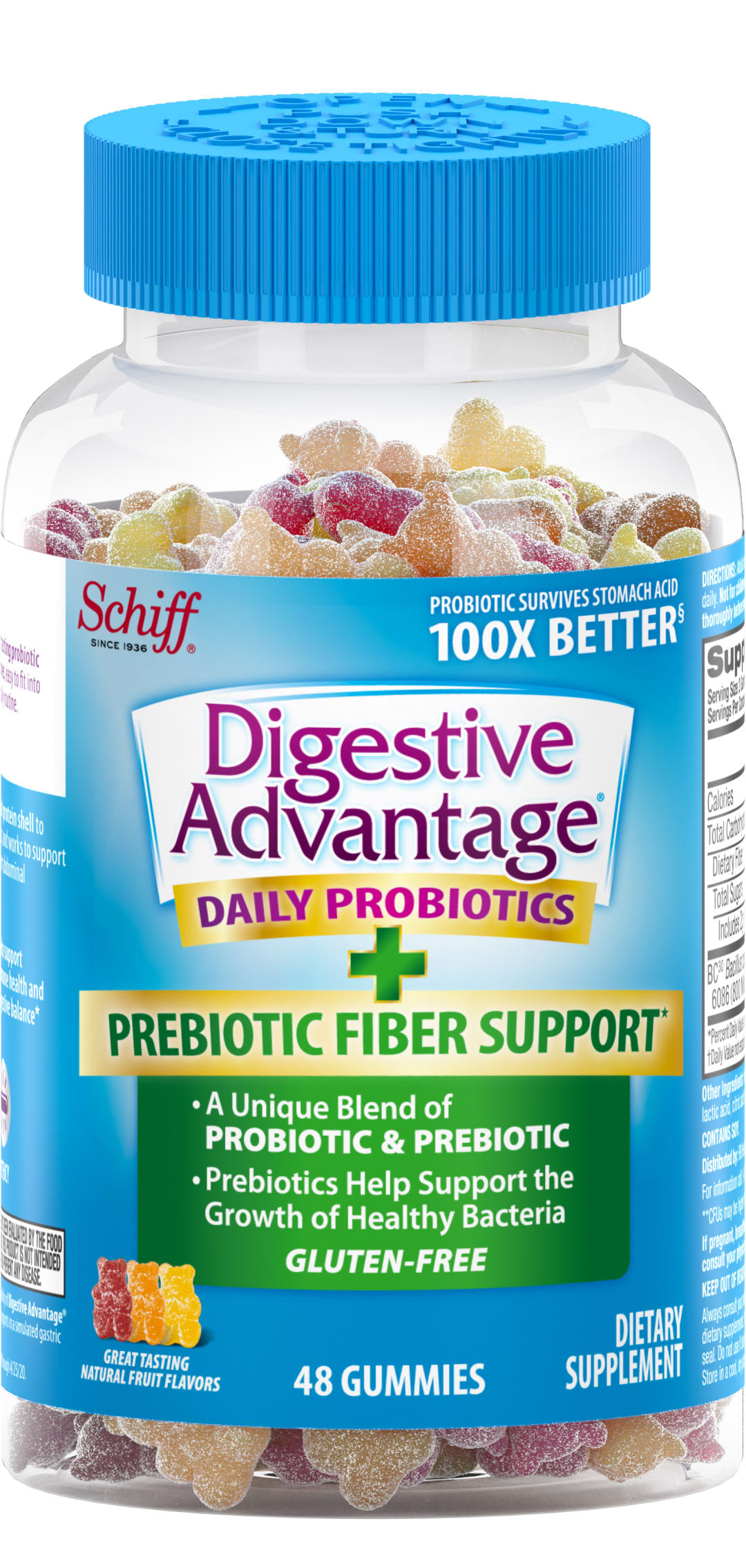 DIGESTIVE ADVANTAGE® Prebiotic Plus Probiotic - Gummies 12/48 ct.