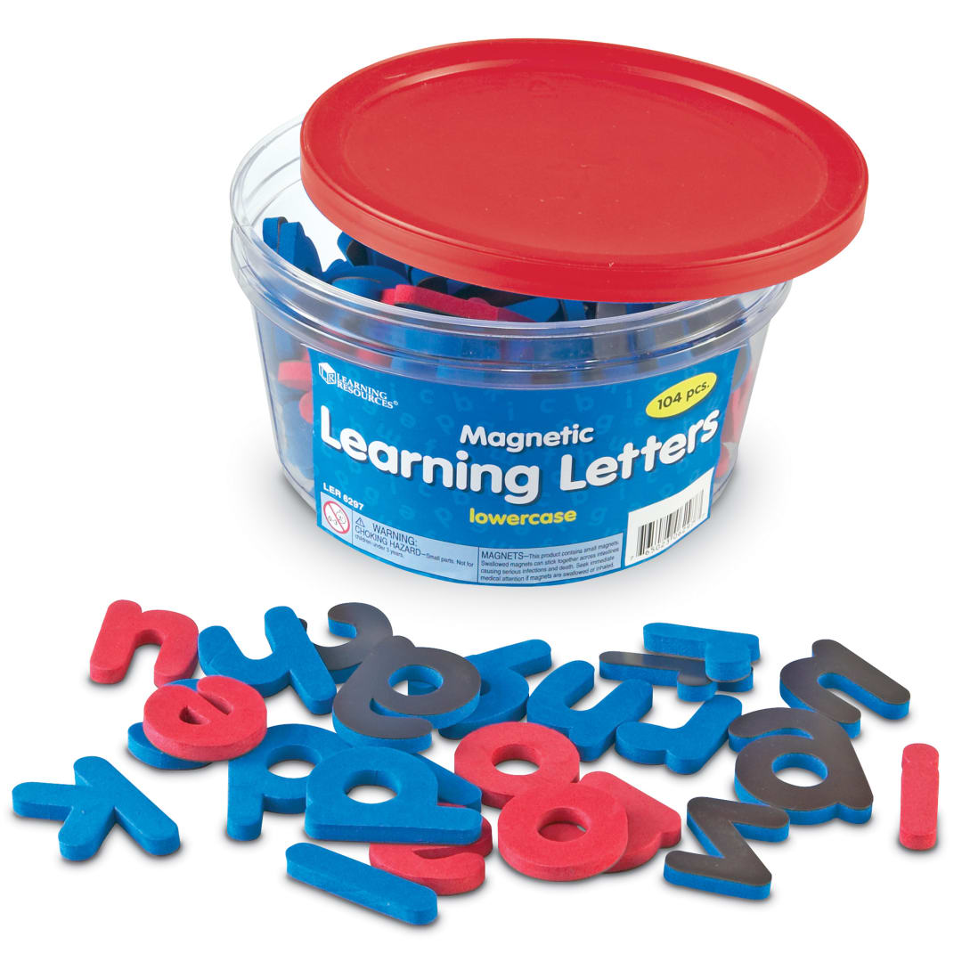 MAGNETIC LETTERS, LOWERCASE