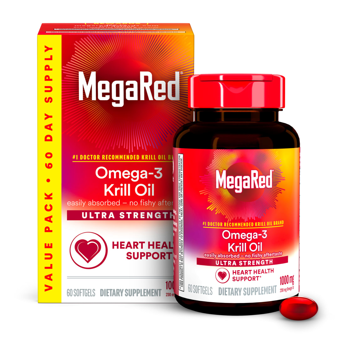 MEGARED® Omega-3 - Krill Oil Ultra Strength 1000mg 12/60 ct.