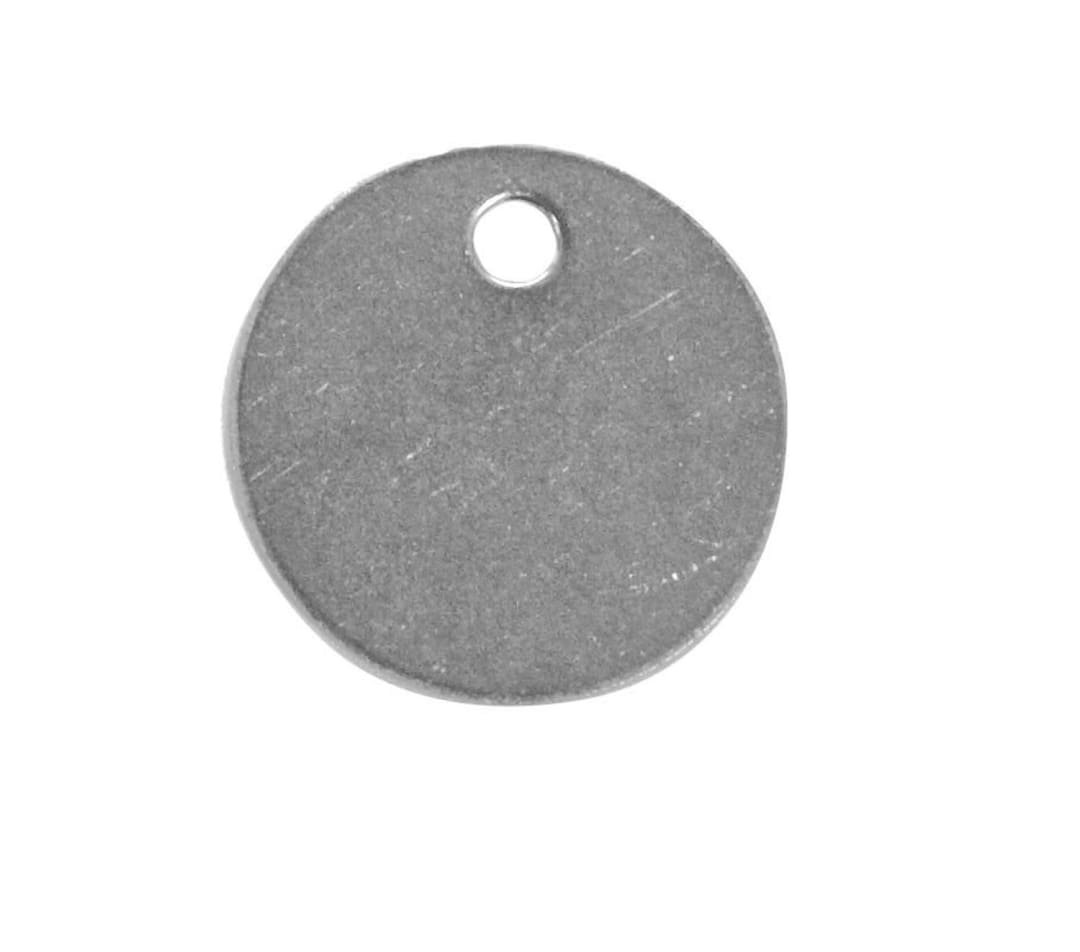 Tag-Round 1-3/8"  Stainless Steel 100 pack