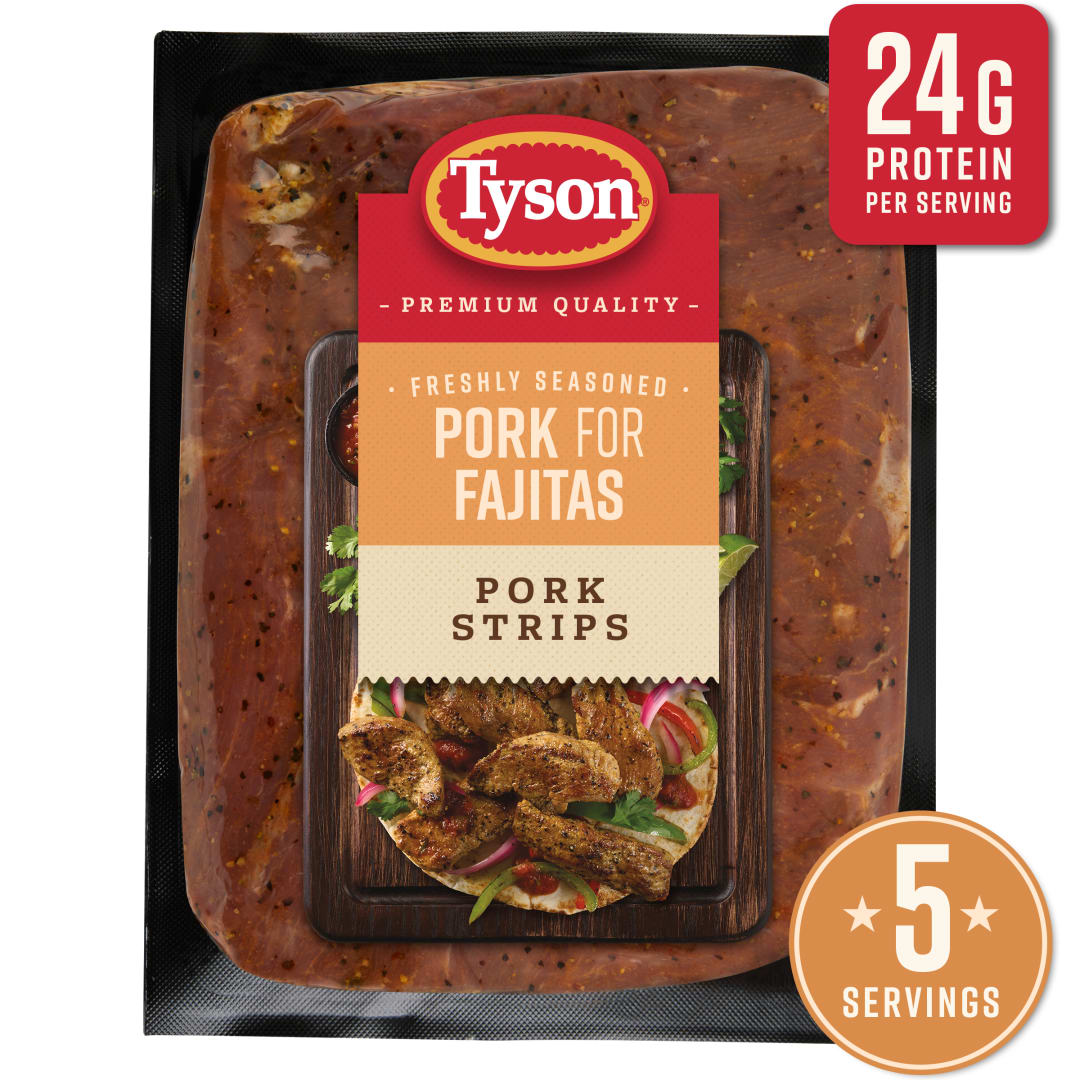 Tyson® Pork Strips, Seasoned for Fajitas