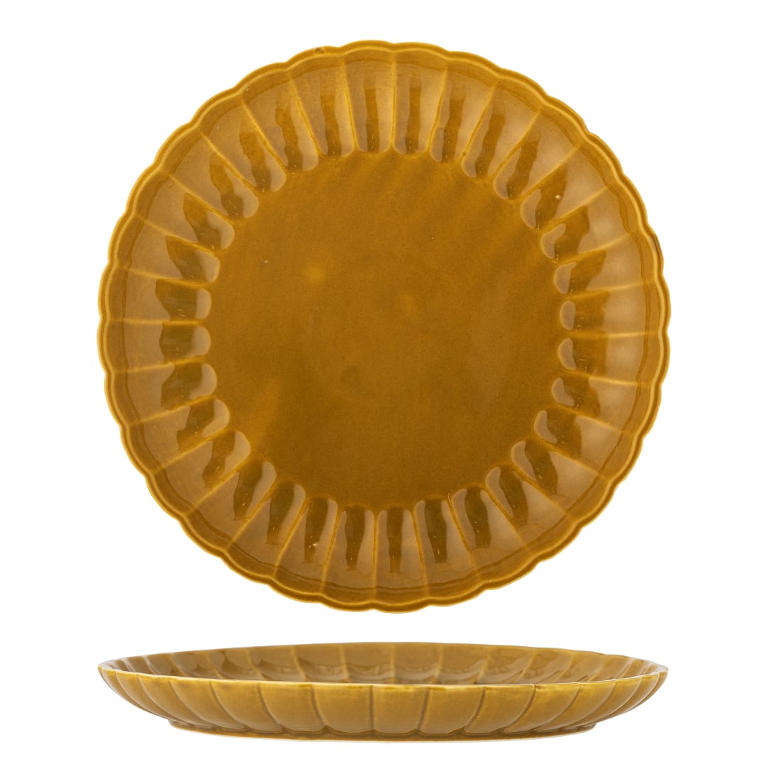 82061938 - Latina Plate, Yellow, Stoneware STOCK: 300