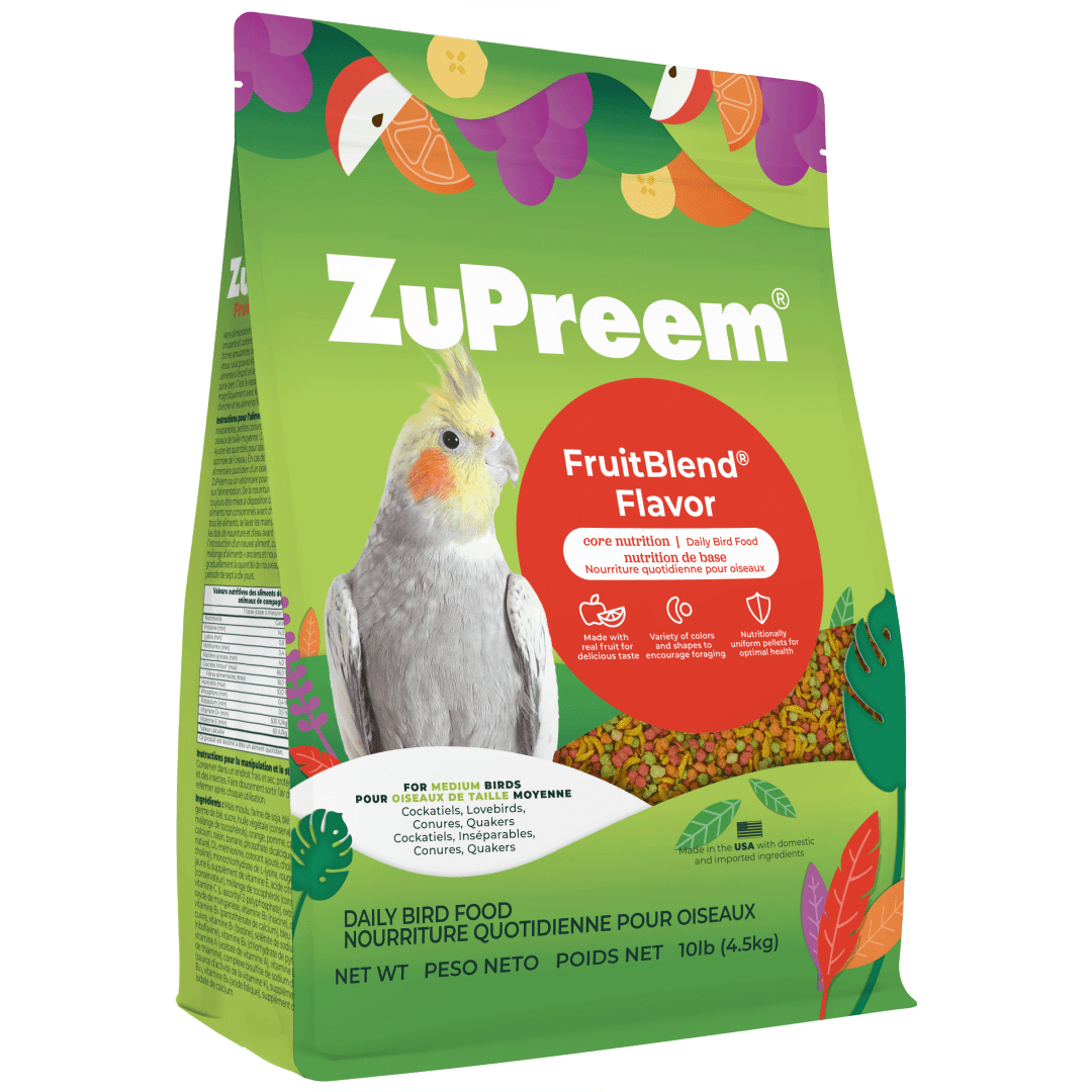 ZuPreem Fruitblend - Medium Birds - 10 lb bag
