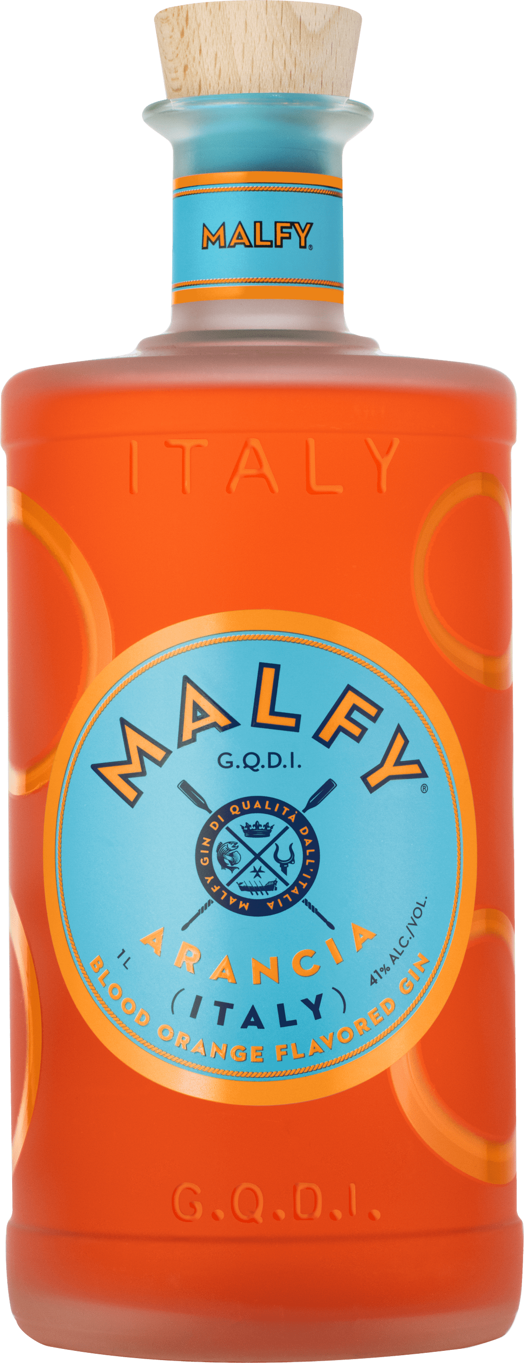 Malfy Arancia Blood Orange Gin, 1 L Bottle, 82 Proof