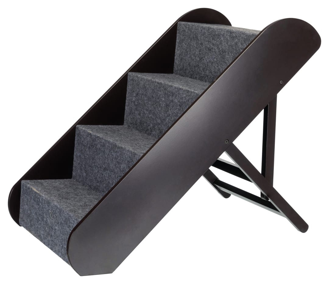 Adjustable 4-Step Pet Stairs