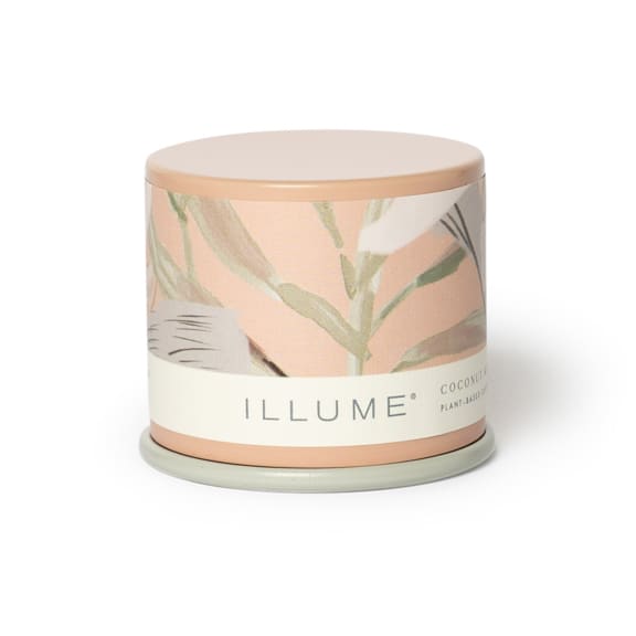 4536405100 - Coconut Milk Mango Demi Vanity Tin Candle, Rose, STOCK: 285