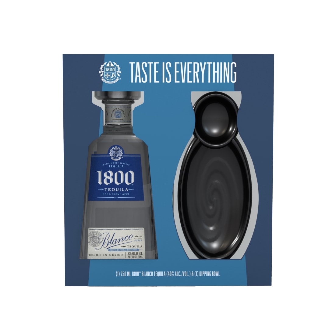 1800 Tequila Blanco with Dip Bowl