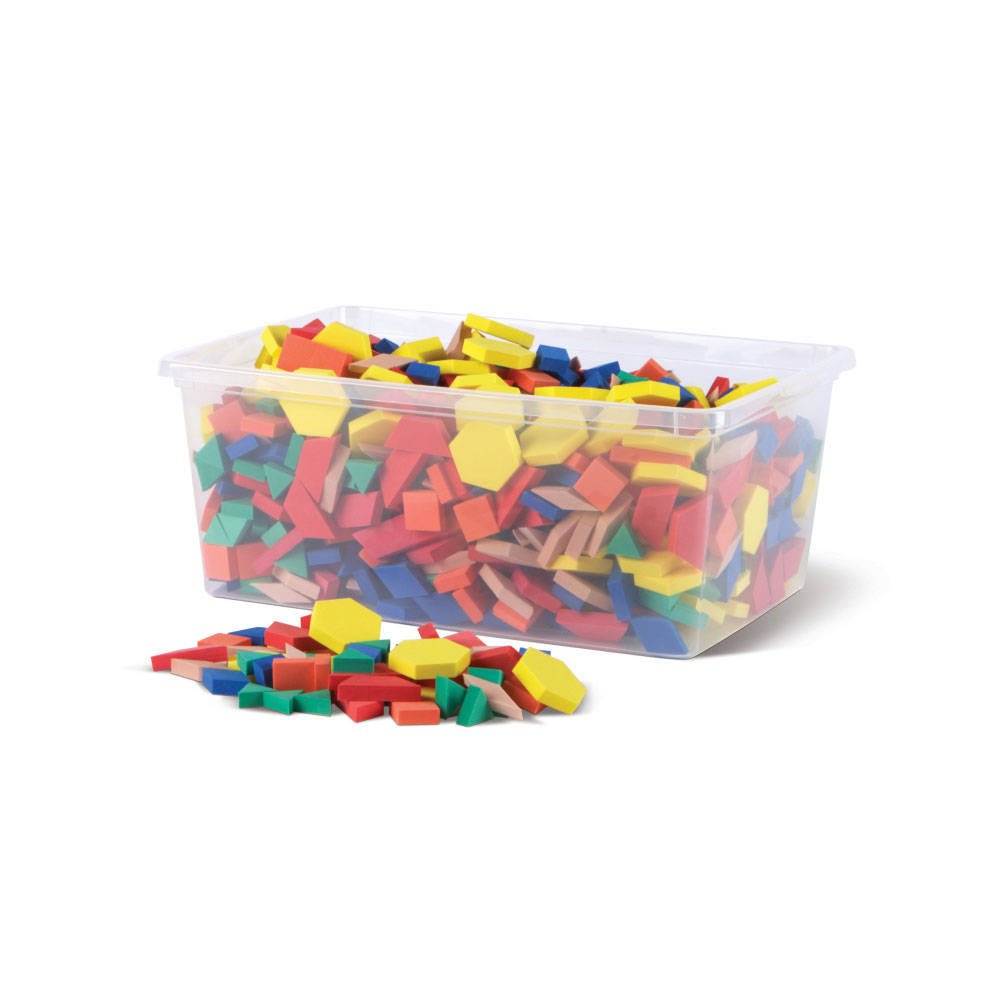 PATTERN BLOCKS, FOAM, 1CM, SET/1250