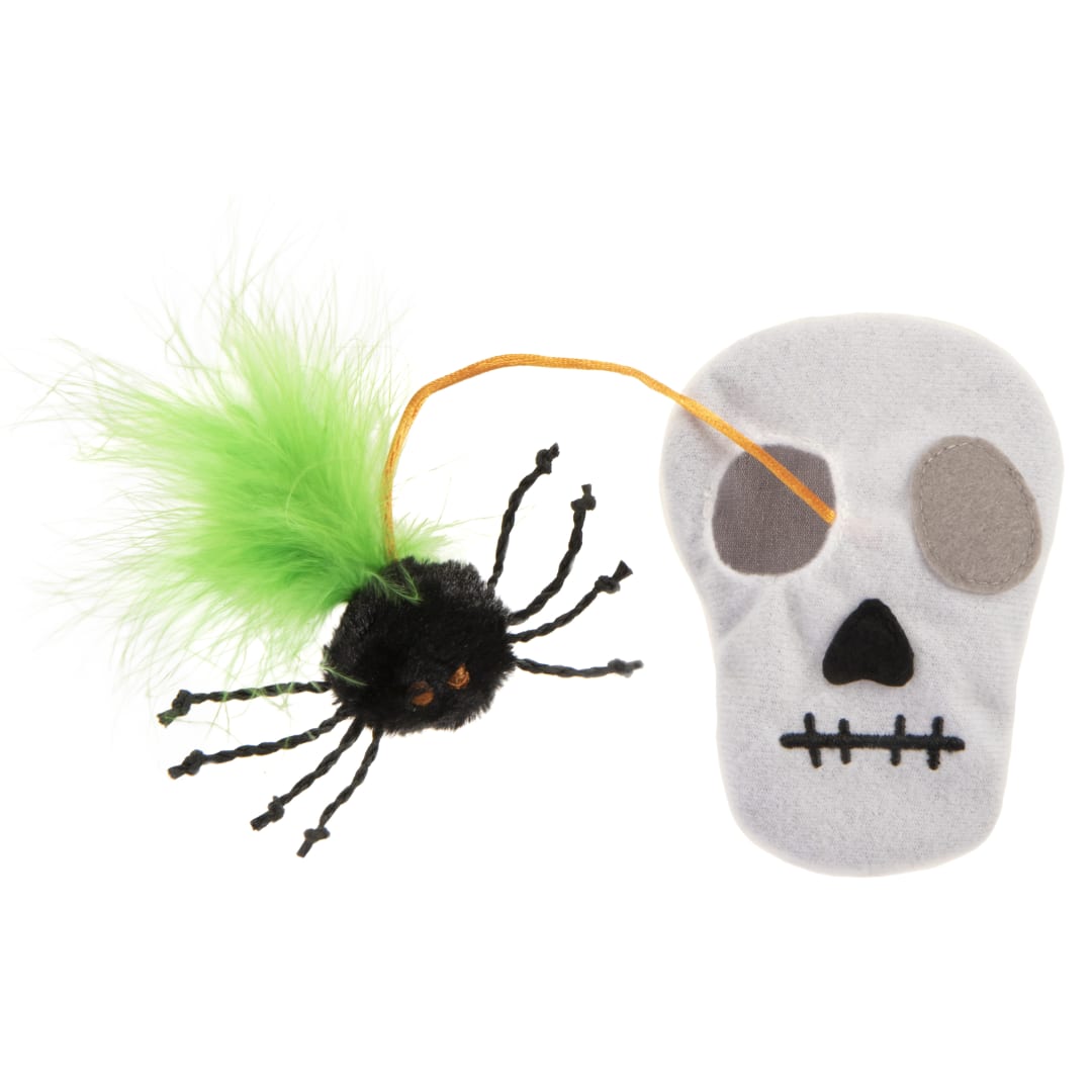 Petlinks Spider Stash, Plush, Halloween Hide and Seek Cat Toy