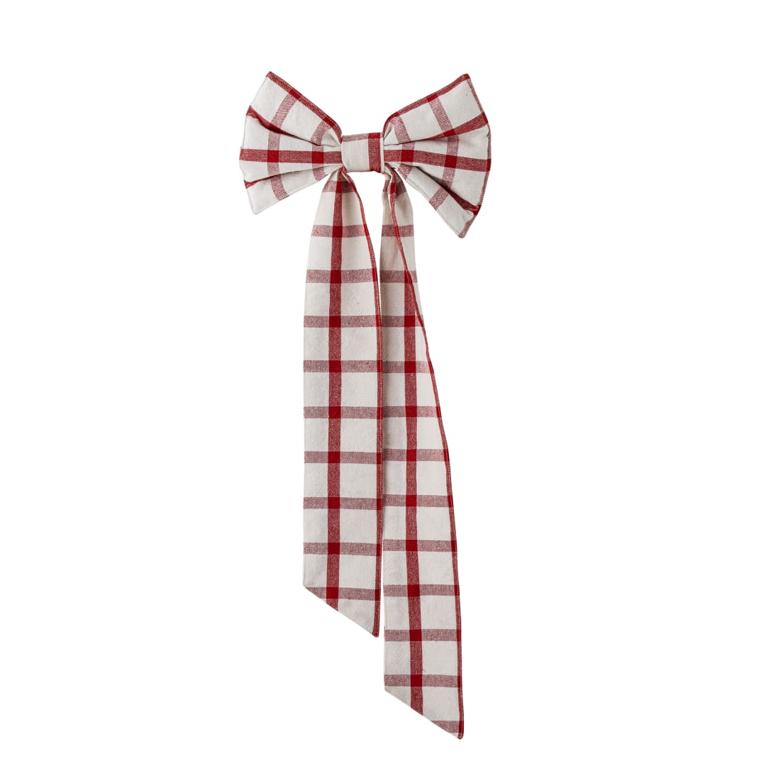 82068551 - Ruby Deco Bow, Red, Cotton STOCK: 300