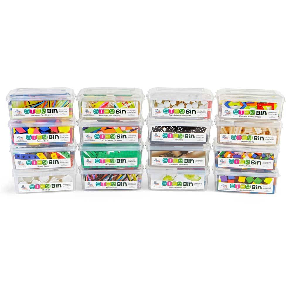 STEM BINS®, 16 BINS, LABELED BINS