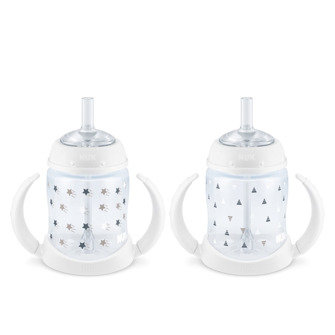 NUK® First Choice Timeless Learner Straw Cup, 5 oz, 2 Pack