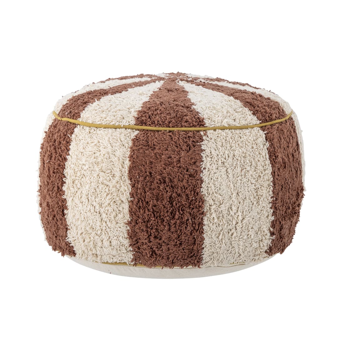 82066162 - Charoline Pouf, Brown, Cotton STOCK: 156