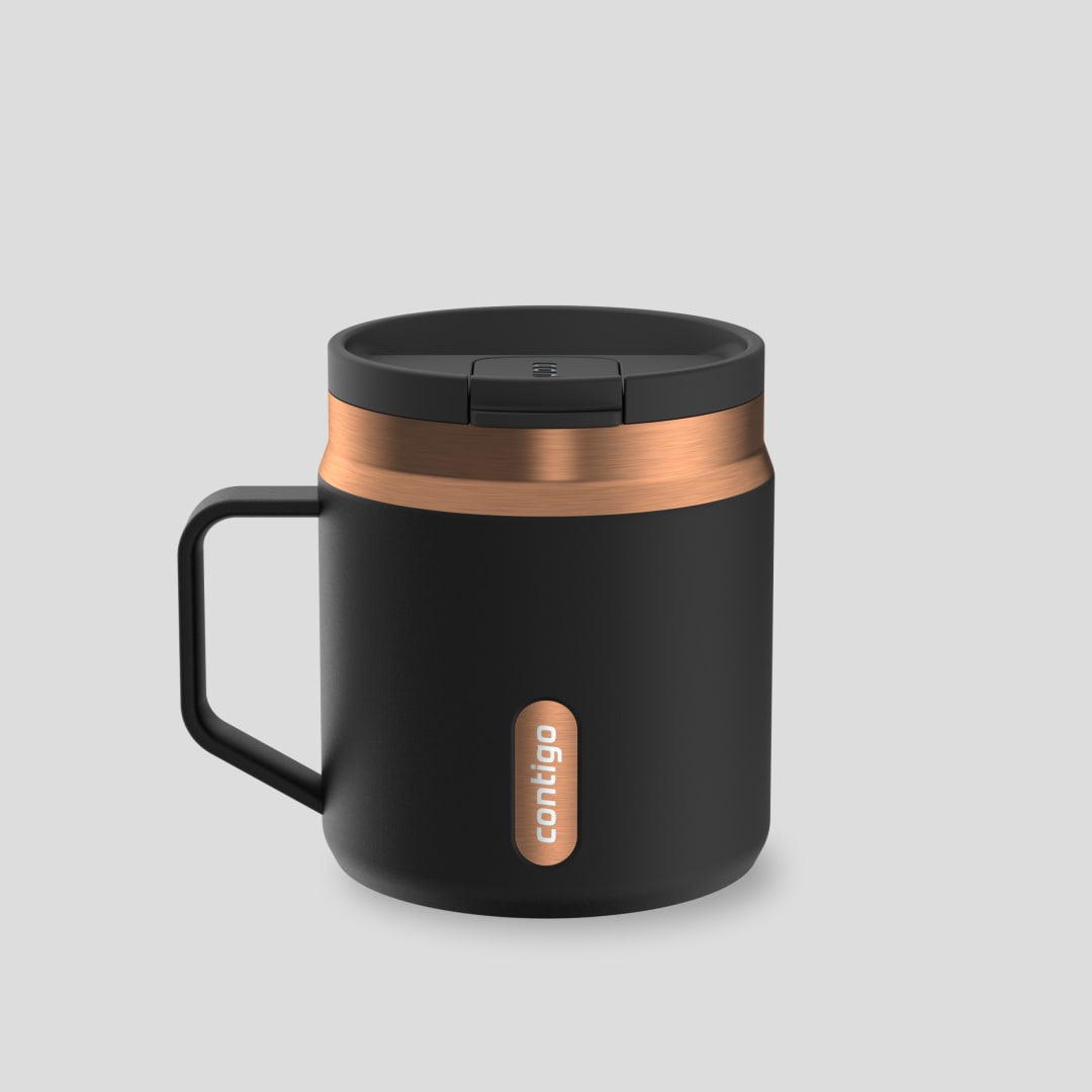 Contigo SnapSeal™ 414 ml Taza Térmica de Acero Inoxidable a Prueba de Fugas, Con Asa Ergonómica