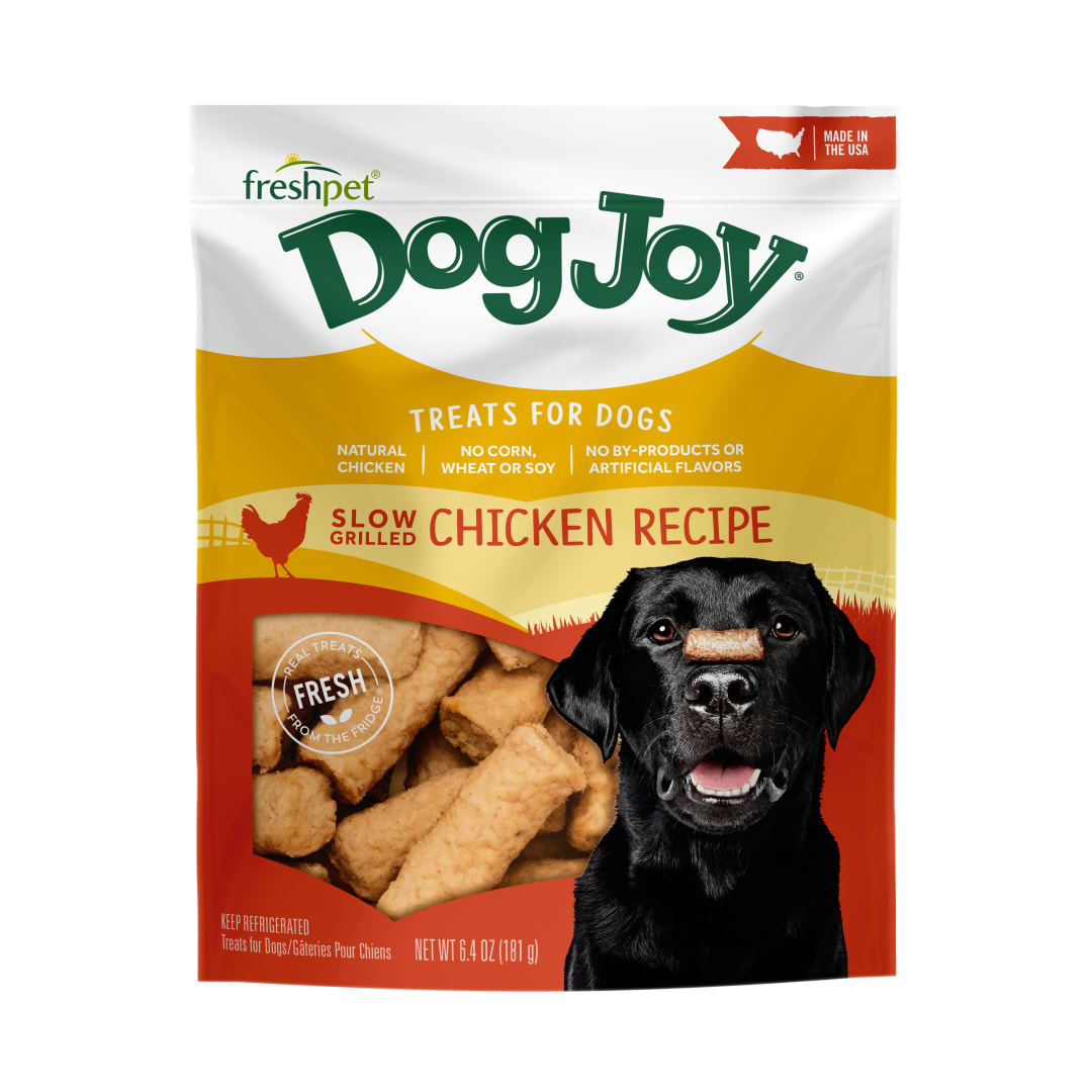 Freshpet Dog Treat, Dog Joy Slow Grilled Chicken Treat 6.4 oz Bag