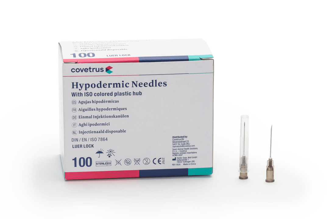 Covetrus Hypodermic Needle, Black, 22G x 1¼" (30mm), Sterile