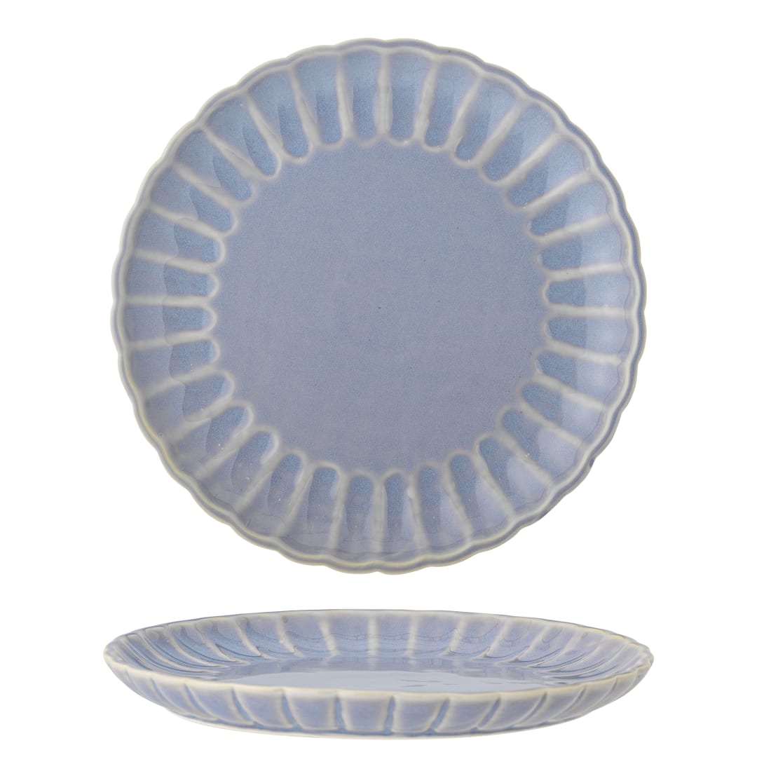 82061940 - Latina Plate, Blue, Stoneware STOCK: 300