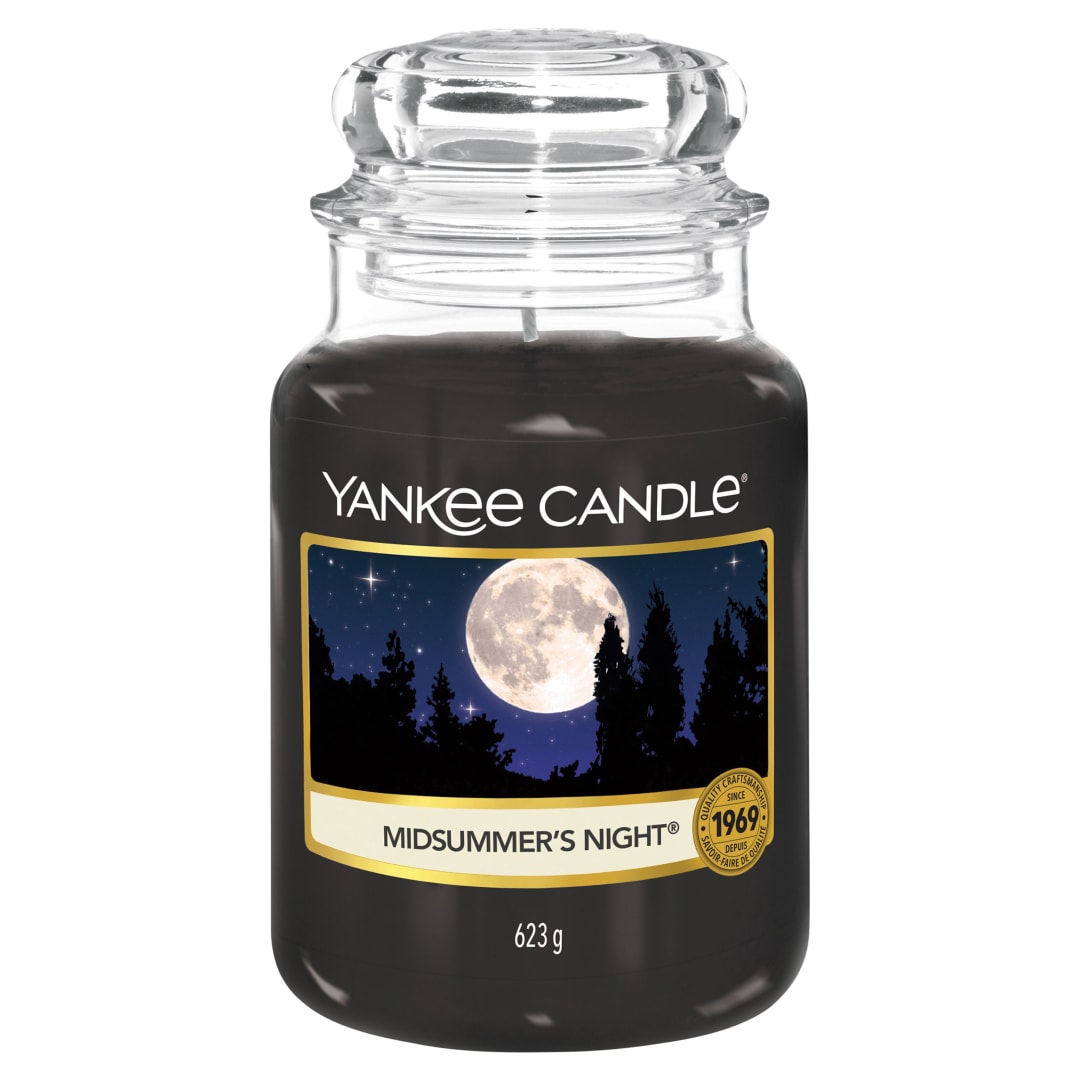Yankee Candle Vela aromática en tarro grande de Midsummer's Night | Velas de larga duración: hasta 150 h | Regalos perfectos para mujeres