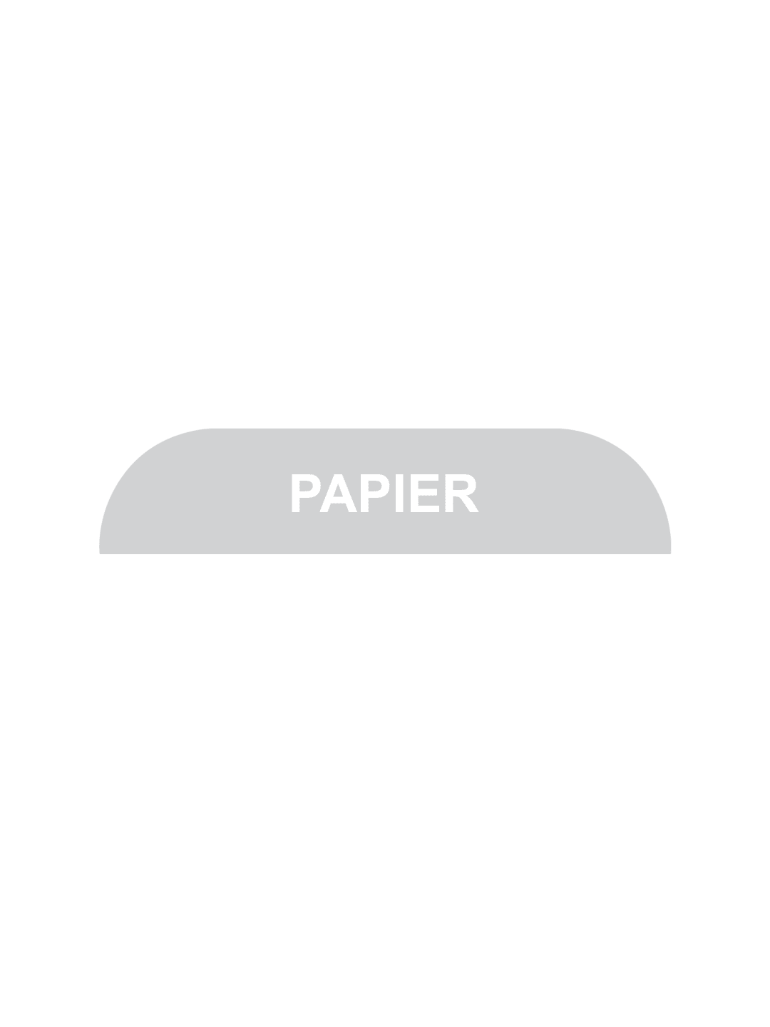 BILLI BOX - Label - Papier - Clear-White