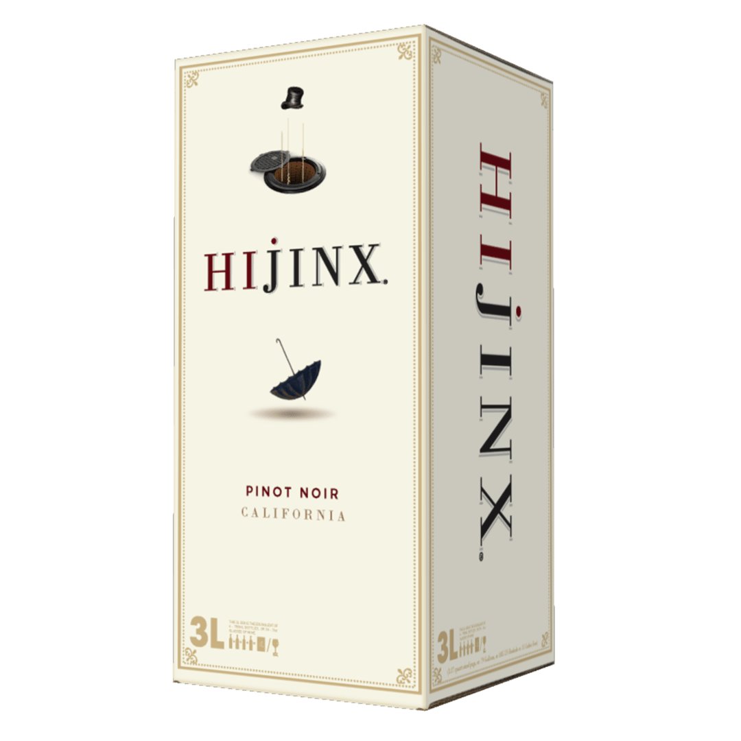 Hi-Jinx Pinot Noir Red Wine, California, 3L, 13.5% ABV