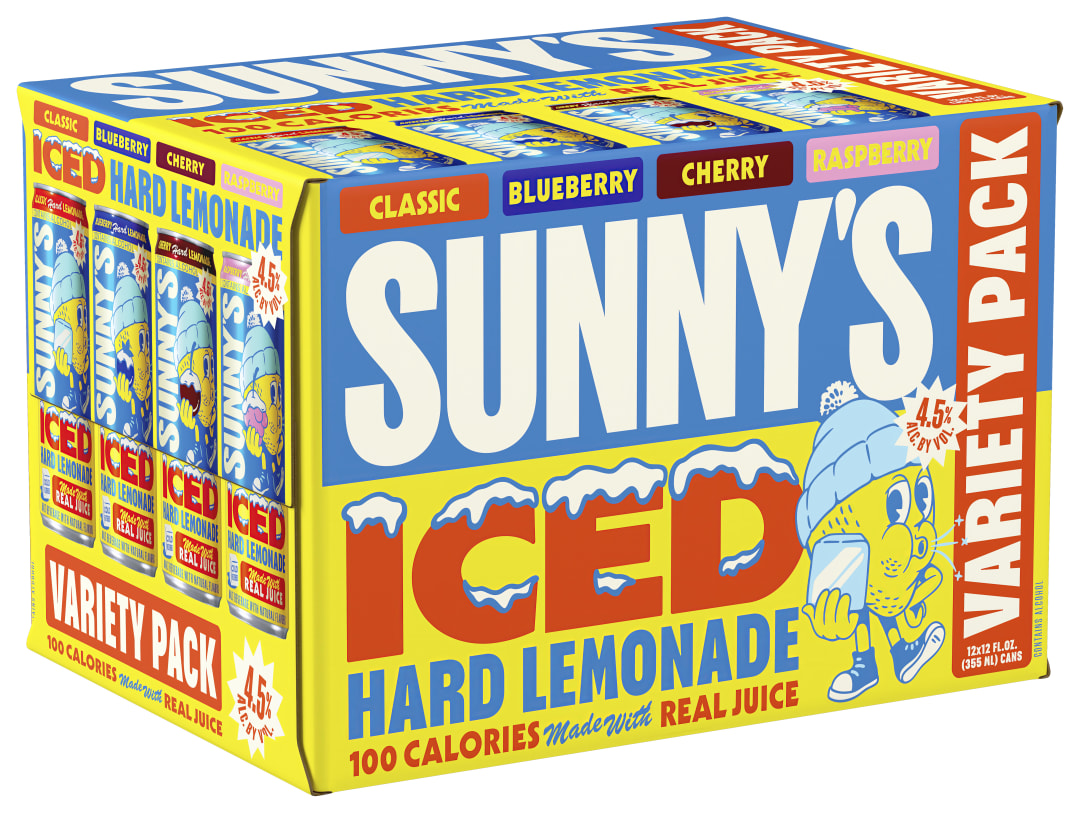 Sunny's Iced Hard Lemonade Variety 12 Pack