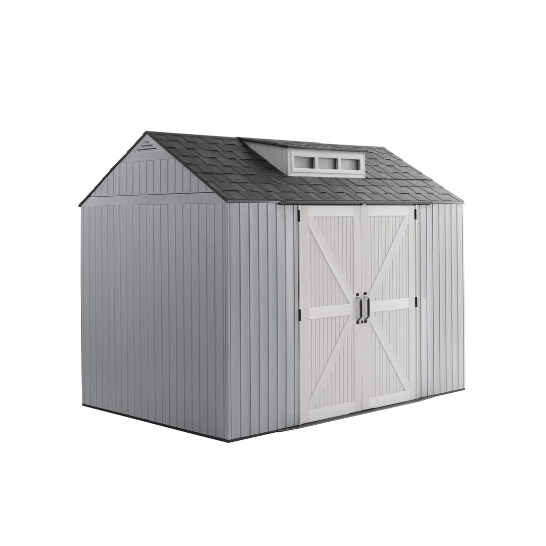10.5X7 EASY INSTALL SHED -GRAY