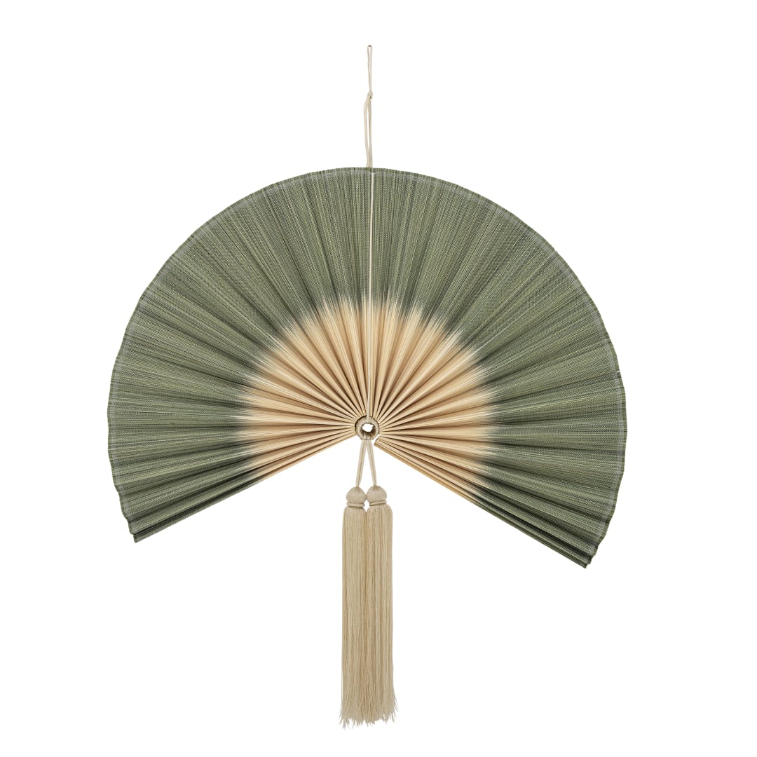 82065279 - Jaime Wall Decor, Green, Bamboo STOCK: 300