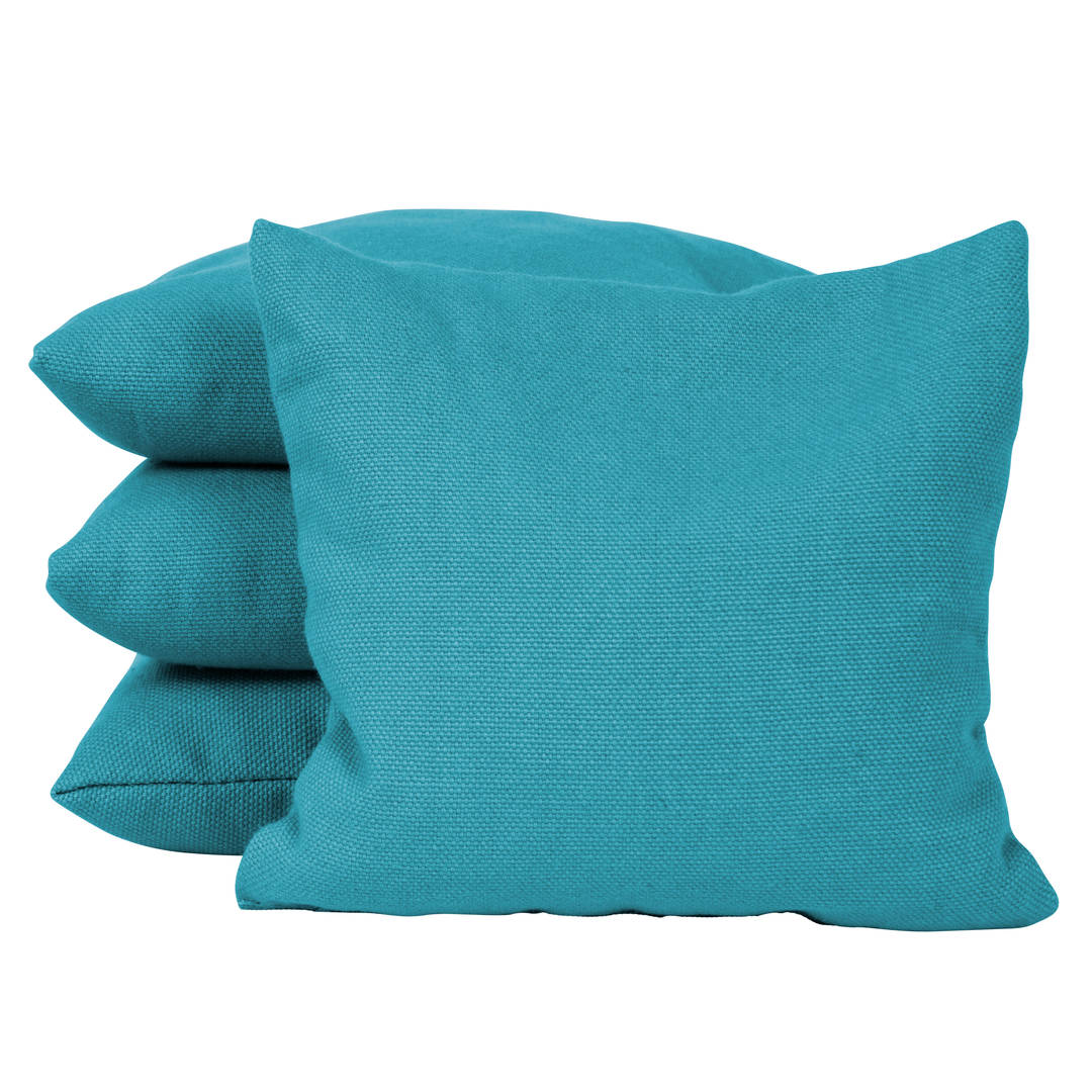 4 Turquoise Solid Color Regula