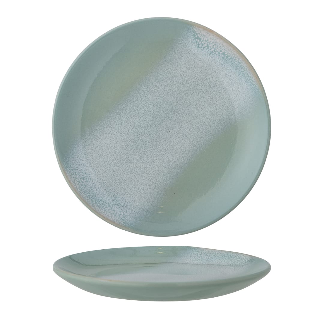 82057674 - Safie Plate, Green, Stoneware STOCK: 201
